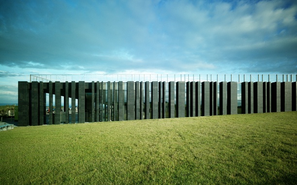 Giant's Causeway visitor centre by Heneghan Peng Architects