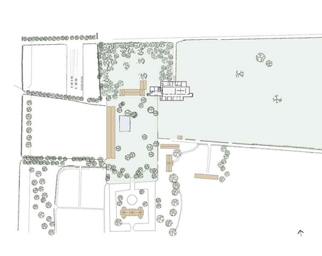 Siteplan of Fretton's Fuglsang Museum