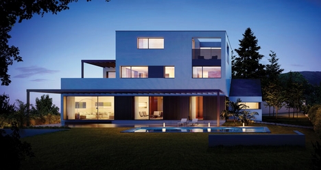 Hayes Davidson’s visualisation of a private house.
