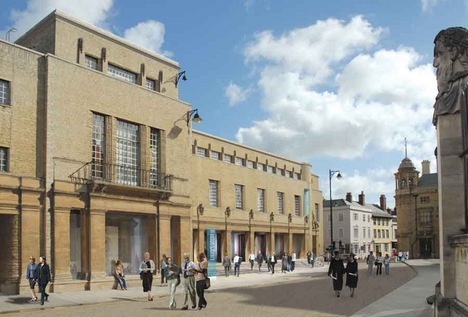 Wilkinson Eyre's design for the restoration of the New Bodleian library building in Oxford.