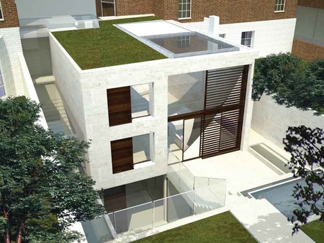 Hogarth Architects' plans for a &pound;1 million new home in St John&rsquo;s Wood.