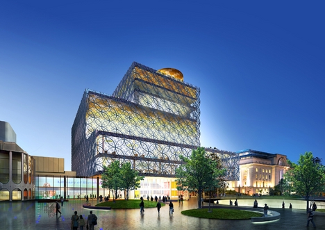 Proposed design of the new Library of Birmingham