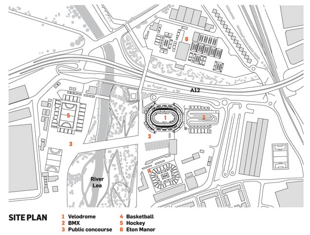 Olympic Park site plan