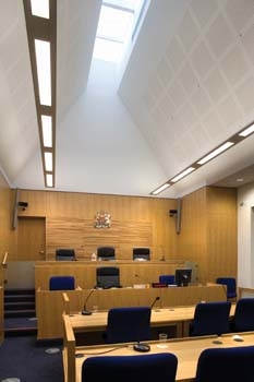 magistrates court room