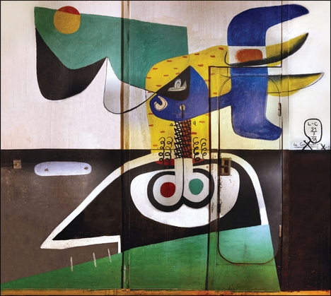 replica artwork from Le Corbusier's retreat