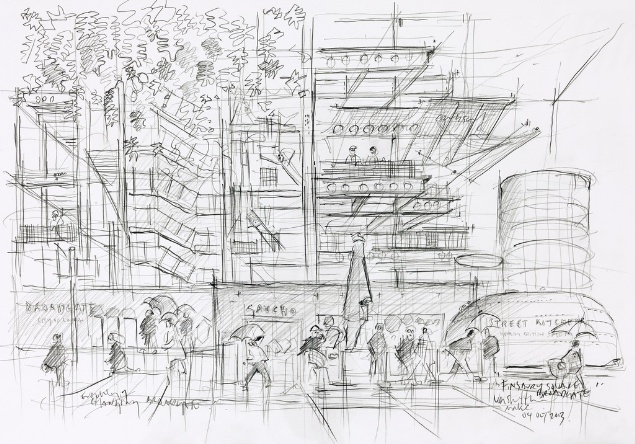 In pictures: Farrell, Rogers, Hadid, Brooks and Adjaye draw the city for Article 25