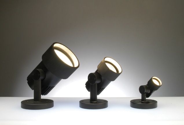 Radiant LED spotlights come in three sizes.