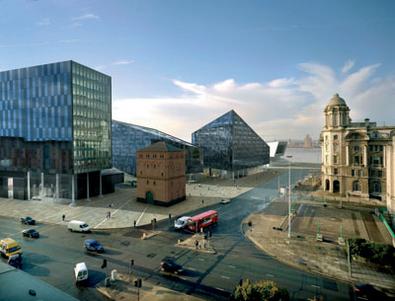 Architect Broadway Malyan has unveiled this design for the site of Will Alsop’s failed Fourth Grace proposal, which was ditched by Liverpool council in 2004.