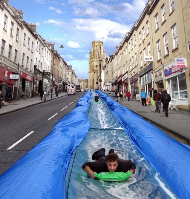 Bristol Park and Slide on Park Street by Luke Jerram