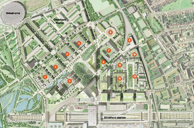 Olympic village siteplan