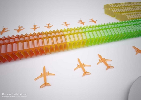 Rogers Stirk Harbour  & Partners - Barajas Jelly Airport 