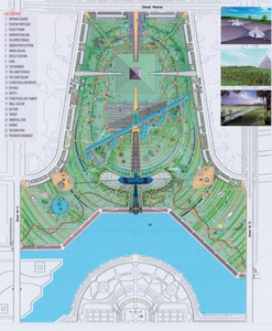 Plan of the Presidential Park.