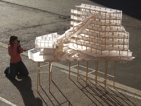 student architecture models. Third year students#39; model