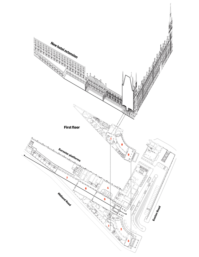 St Pancras Renaissance London Hotel by RHWL and Richard