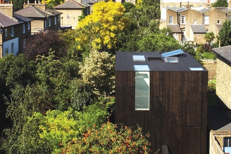 “sunken” house in Hackney by Adjaye Associates