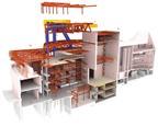 CUTAWAY SECTION SHOWING STEEL CONSTRUCTION