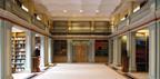 Looking towards the new gallery bridge in the Royal Society of Chemistry’s refurbished first-floor library.