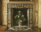 Chimneypiece in the Queen’s Closet, Ham House, Surrey, c 1674, decorated with scagliola.