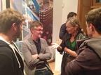 BD's editorial director Amanda Baillieu talks to guests at the Winchester #BDTweetup