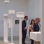 Toshiko Mori’s exhibit consists of detailed wall sections of buildings by major architects.