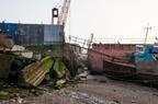 The junk shipyard and the Victoria Deep Water Terminal 
