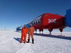 Hugh Broughton and Karl Tuplin, BAS project manager