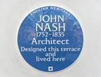 John Nash: blue plaque