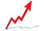 Going up - growth arrow