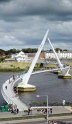 Peace Bridge, Londonderry by Wilkinson Eyre
