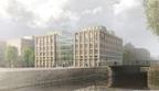 Fretton’s building, near Amsterdam’s Vondel Park, is comprised of two blocks divided in the middle by a central courtyard.