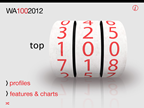 WA100 app home screen