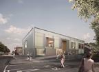 The New Generation will be the first building clad in profiled sinusoidal sheeting using polymer concrete and plexiglass in the UK.