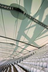 Upper tier seating.