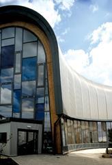 BDP created a curved facade for its Henley Business School.