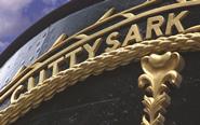 Stern decoration of the newly renovated Cutty Sark