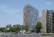 KfW-Westarkade banking HQ, Frankfurt, by Sauerbruch Hutton 