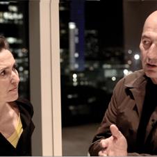 Ellen van Loon and Rem Koolhaas of OMA at the Rothschild HQ in London.