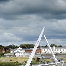Peace Bridge, Londonderry by Wilkinson Eyre