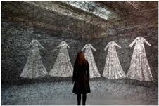 After the Dream (2011) by Chiharu Shiota