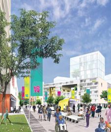 A vision of London’s 2012 Olympic Village.