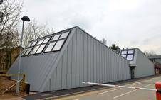 Frias Robles Associates' Passivhaus building for Bournemouth Arts University, Dorset, Britain. 