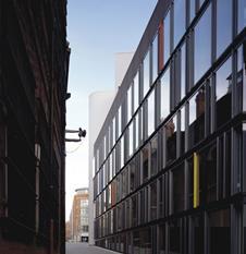 The Pod follows the medieval street grid.