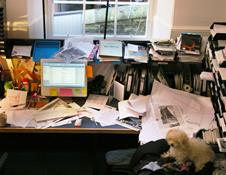 Richard Murphy's desk