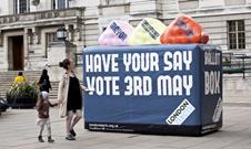 London elects ballot box