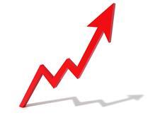 Going up - growth arrow
