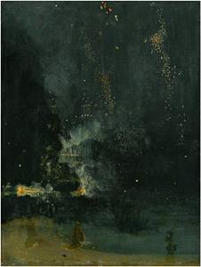 ‘Nocturne in black and gold’ by James Whistler