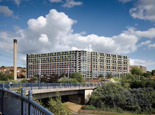 Stage 1 of the redevelopment, seen from the north-west.