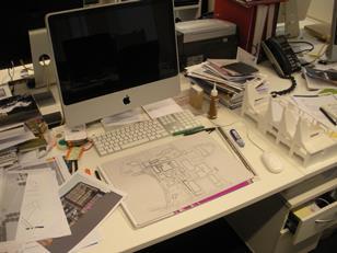 Richard Jobson's desk