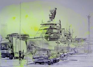 Aberdeen Harbour is a mass of constant activity organically connected to the life of the city