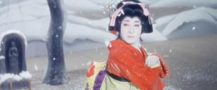 The ageing female impersonator in An Actor’s Revenge.